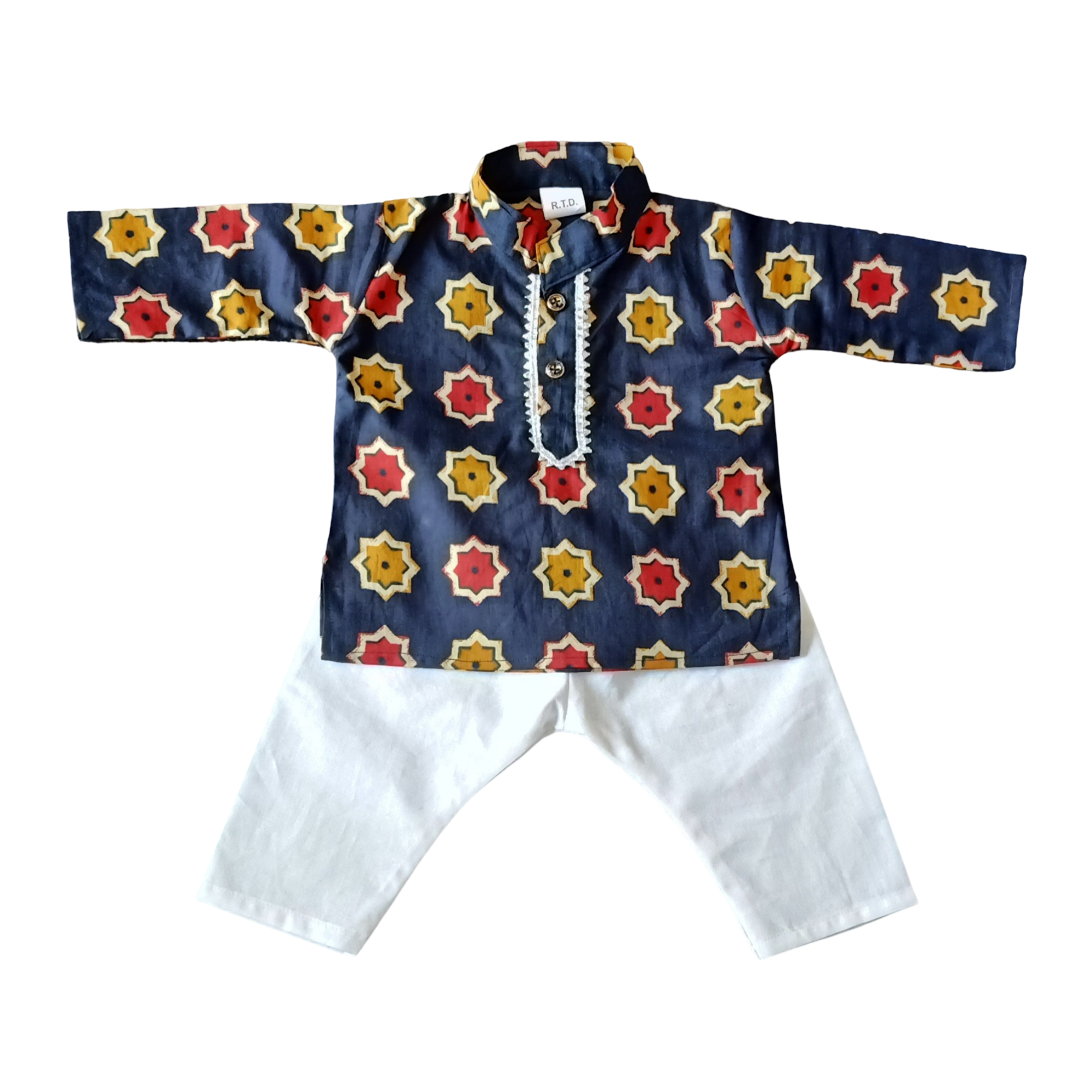 baby organic clothes embroidered kurta pajama