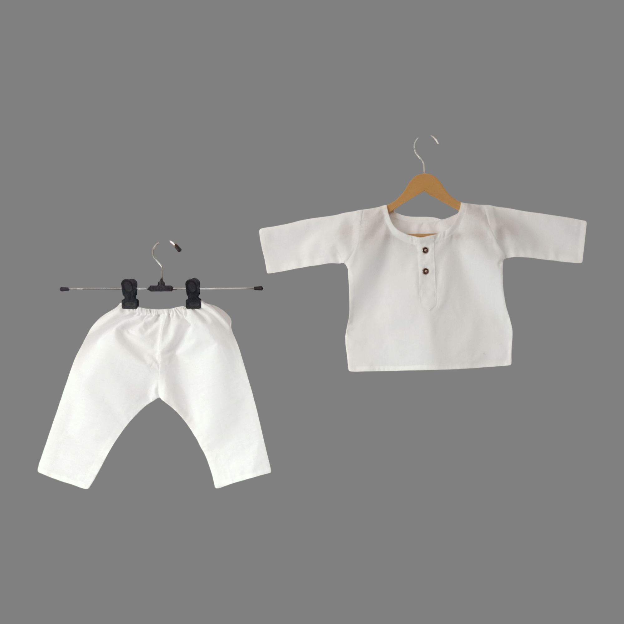 Organic cotton kurta pajama newborn baby