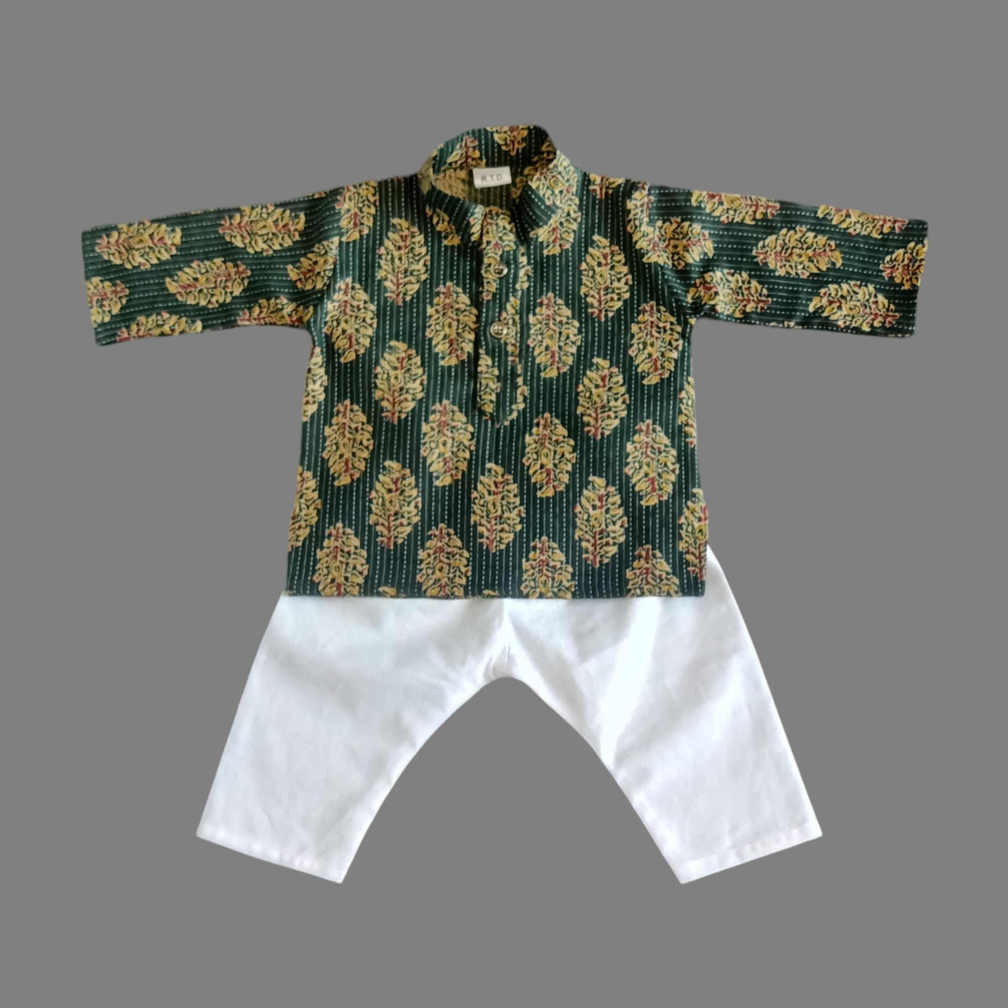 Cotton kurta pajama newborn festive wear