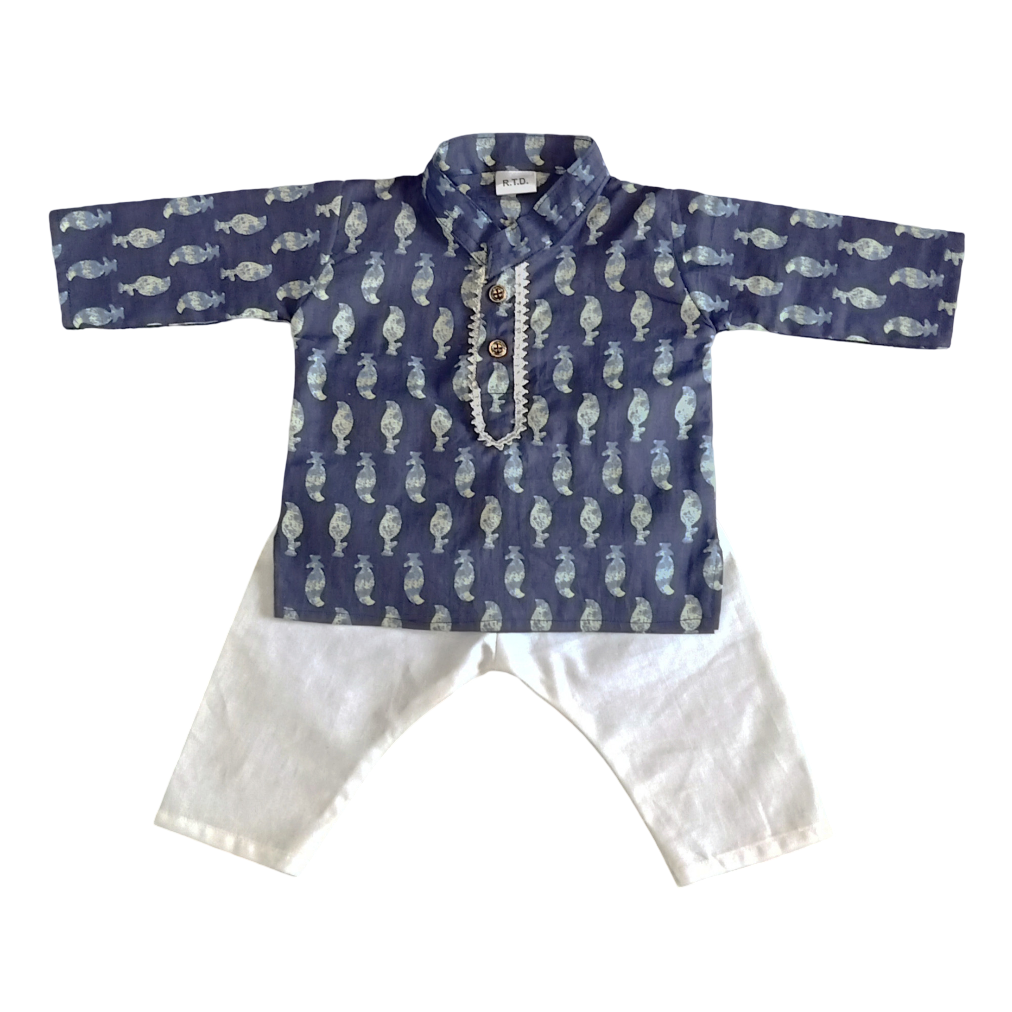 Indian handmade kurta pajama organic baby boy
