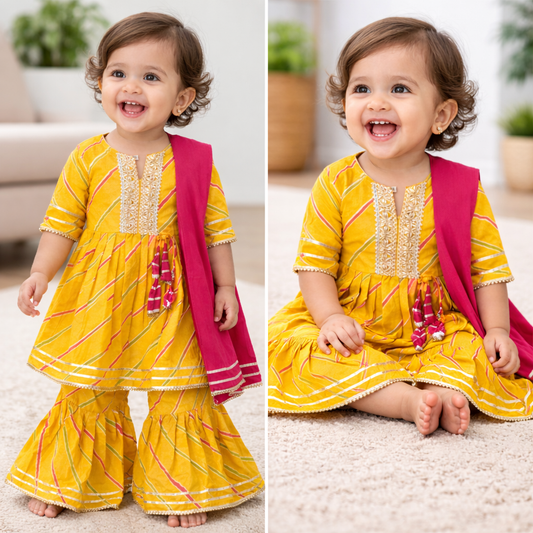 Indian wedding outfit baby girl ethnic wear