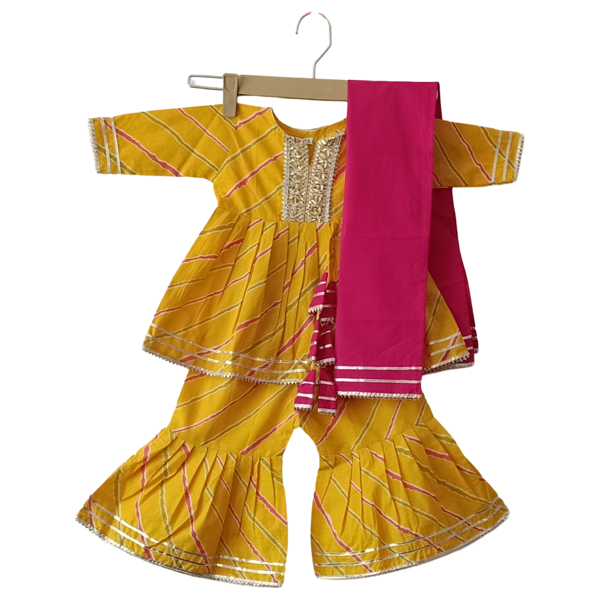 baby girl festive Indian wedding dress