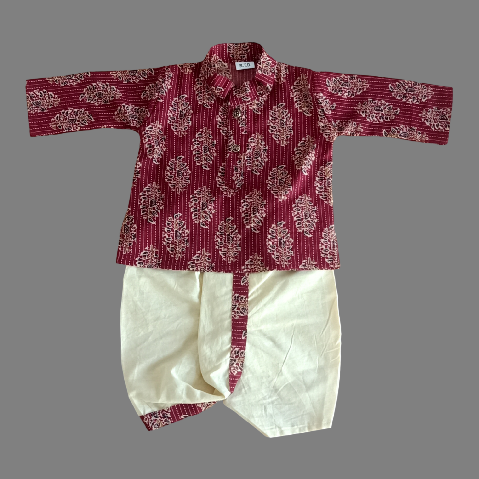 Baby boy wedding kurta dhoti set