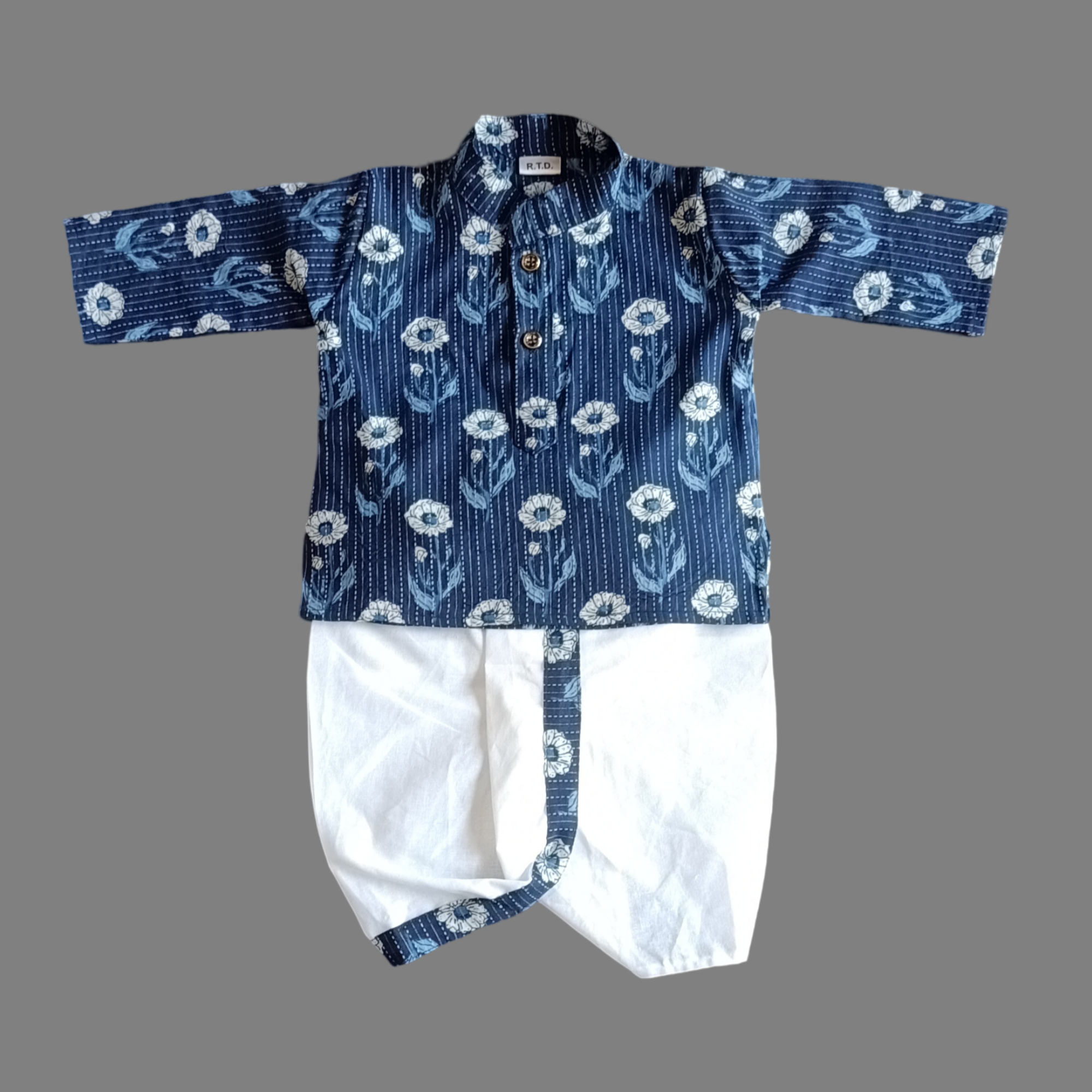 Ethnic dhoti kurta kids festival wear