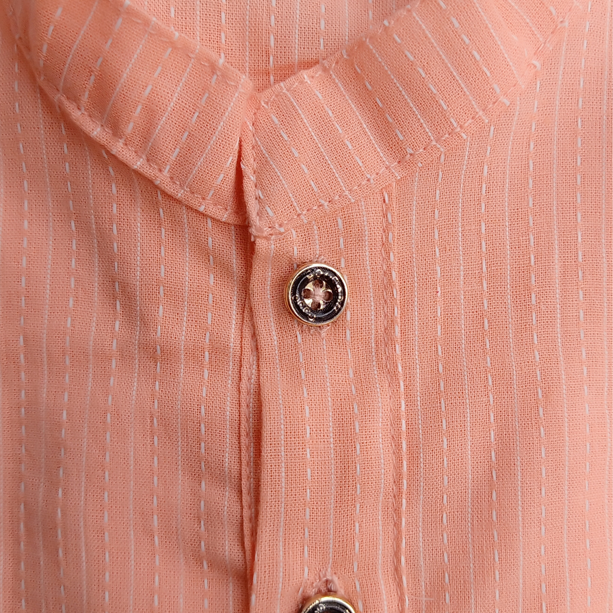 Kantha stitch Peach Kurta Pajama baby boy Wedding outfit -  festival dress and birthday gift.