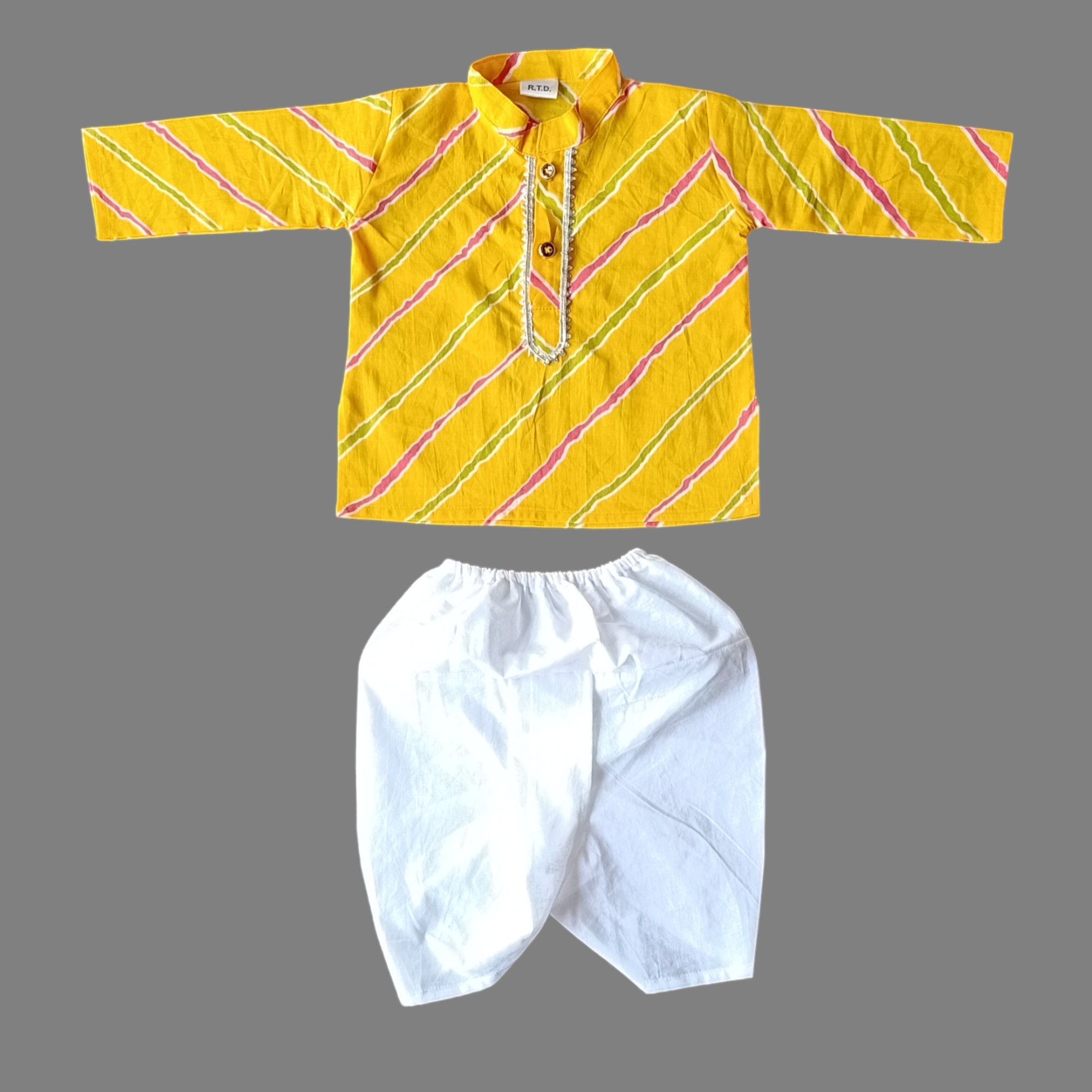 Haldi ceremony outfit dhoti kurta baby boy