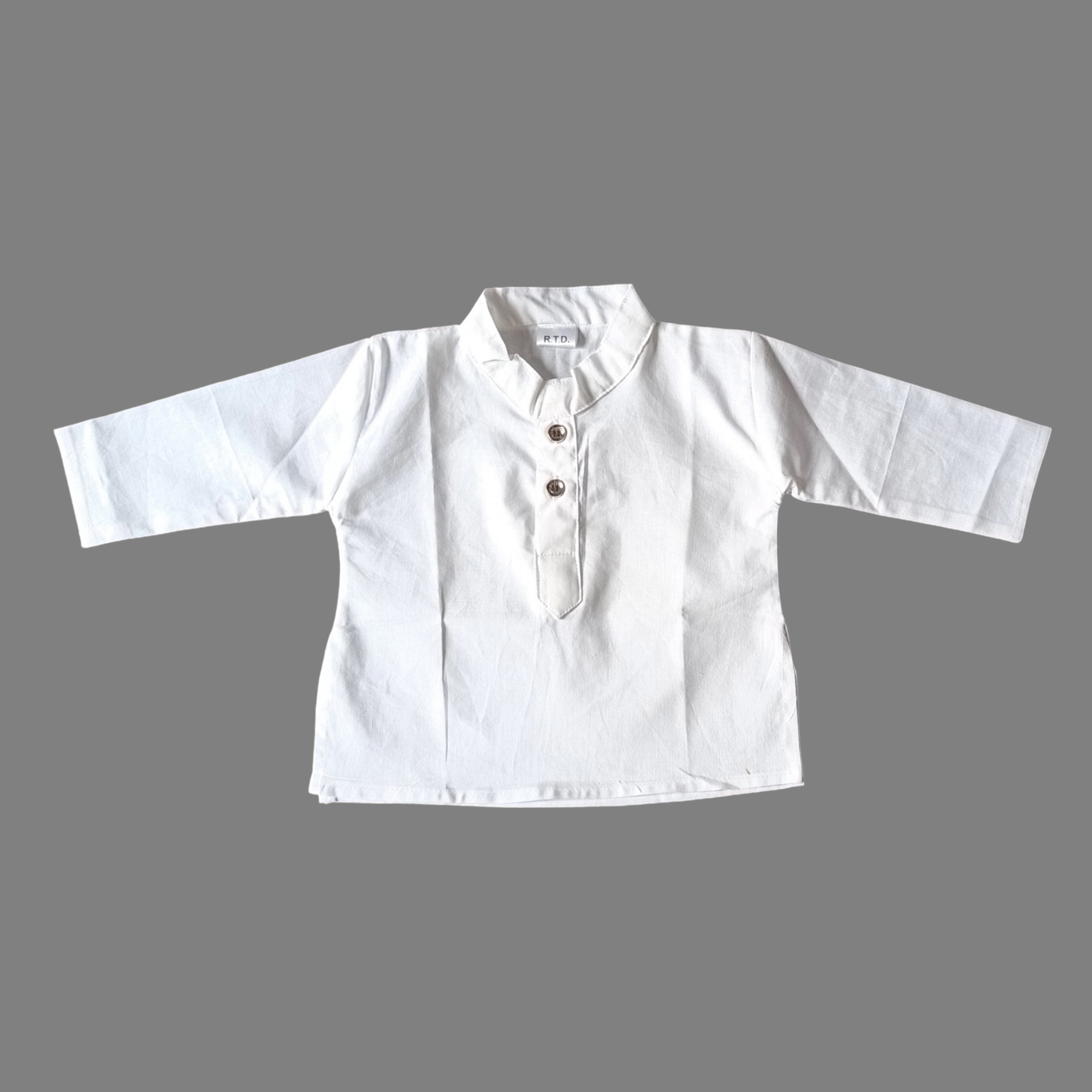 Cotton White Ethnic Dress Baby Boy Kurta Pajama Indian Outfit