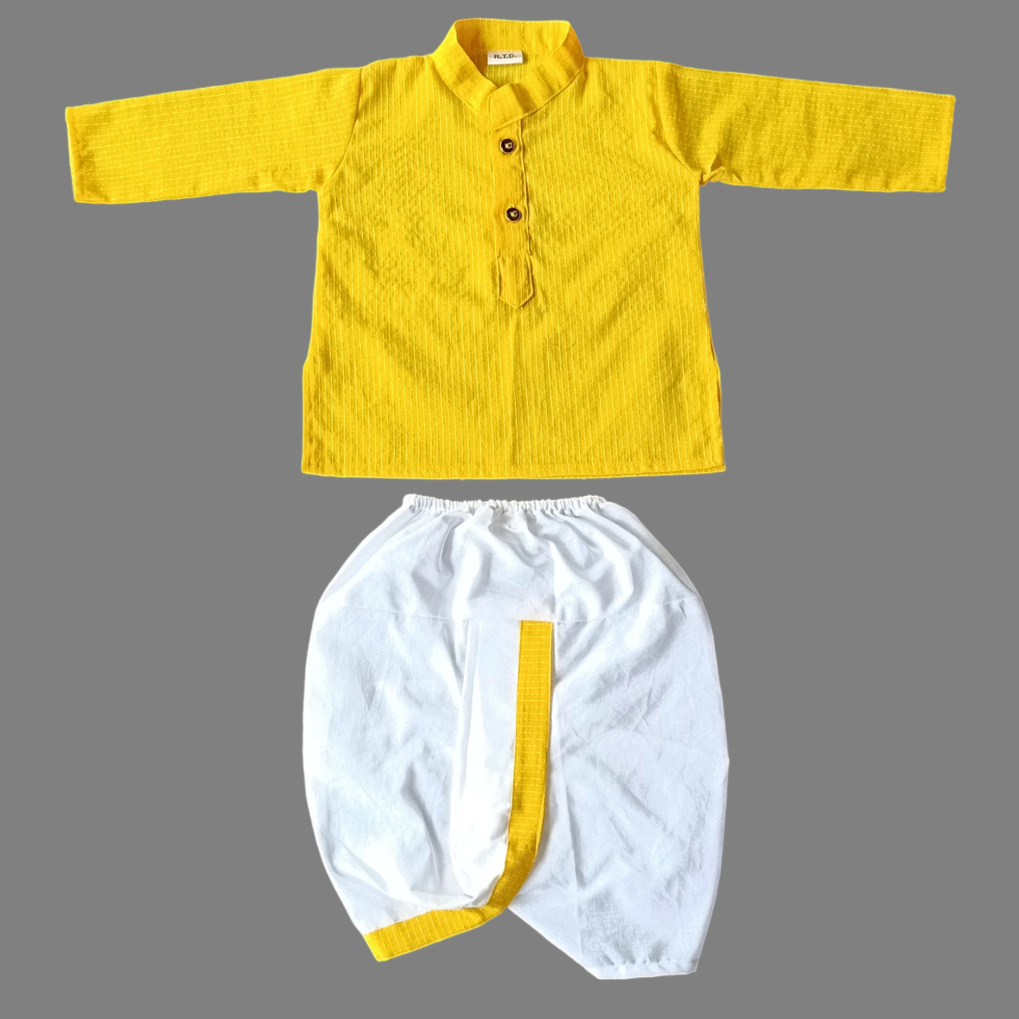 Traditional Indian kurta dhoti toddler boy