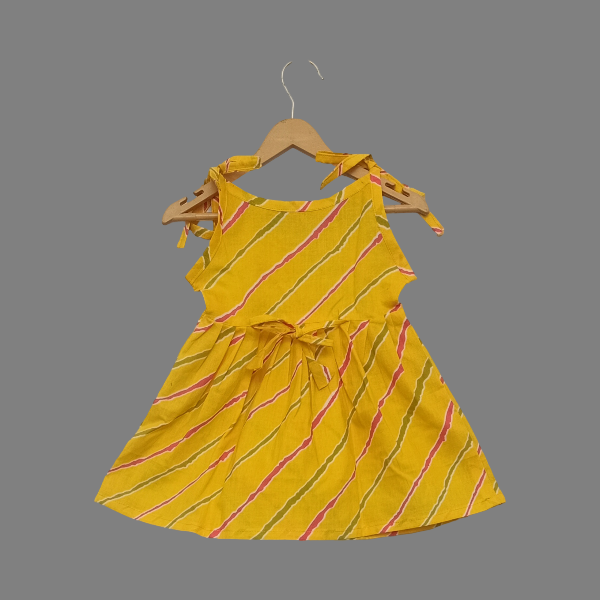 yellow ethnic dress baby girl