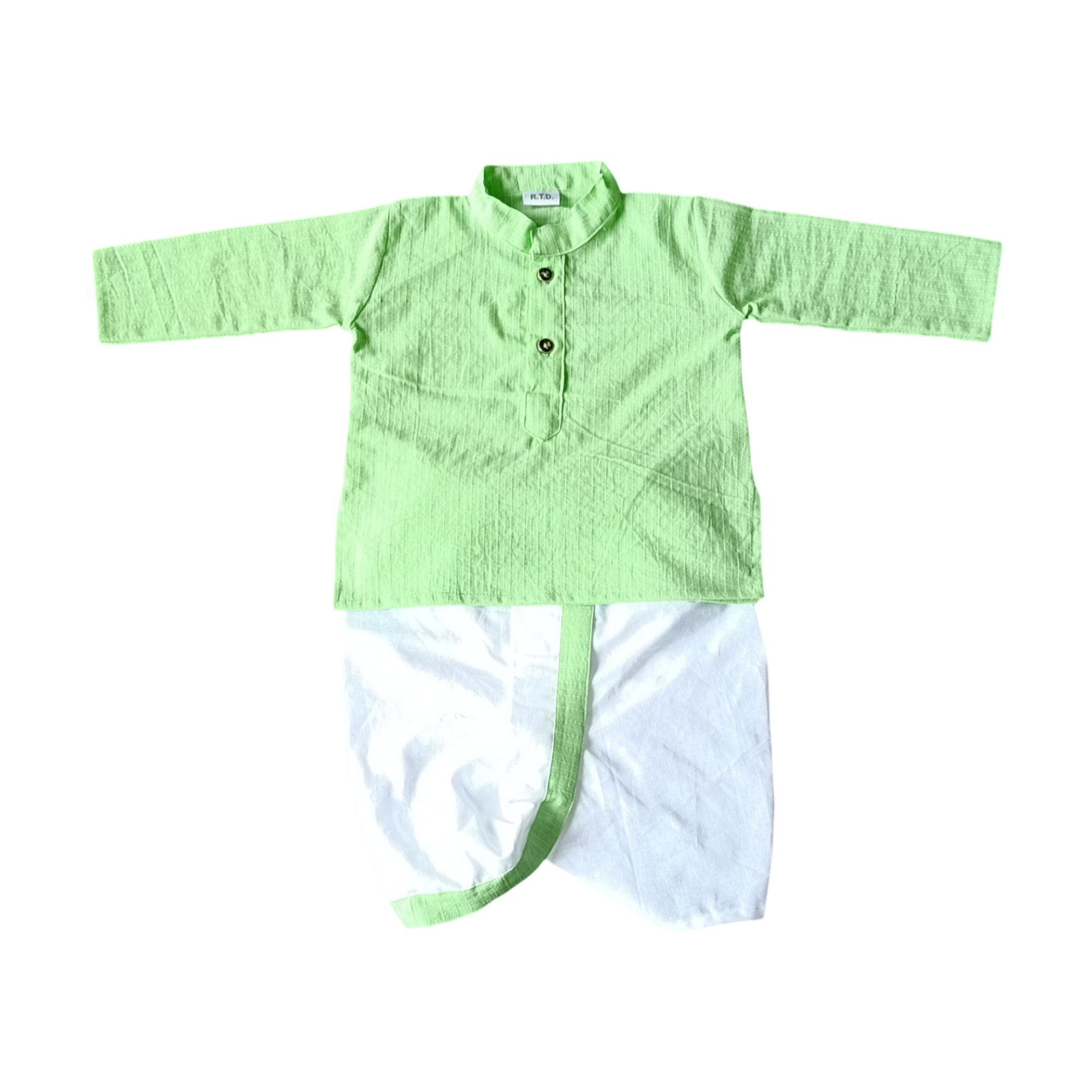 Kantha work dhoti kurta baby boy